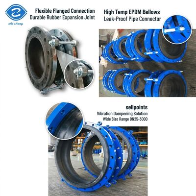 Epdm Bellows Expansion Joint High Temperature Flexible Flange Connection NR Rubber (Эпдм - подвес расширения сустава при высокой температуре) Гибкое соединение фланца